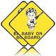 Pegasus Unisex Baby on Board Car Sign Sticker