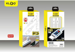 KLGO USB-A към Lightning 20W 2м (rl-S-117)