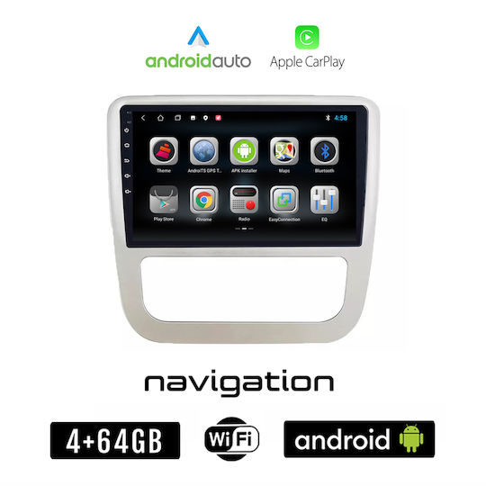 Car Audio System for Volkswagen Scirocco 2008 2014 (Bluetooth/USB/WiFi/GPS/Apple-Carplay/Android-Auto) with Touch Screen 9"