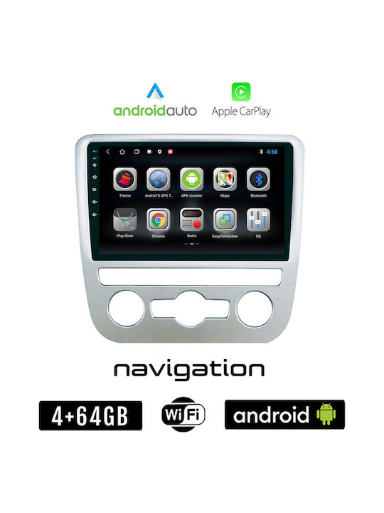 Booma Ηχοσύστημα Αυτοκινήτου για Volkswagen Eos 2008 2014 (Bluetooth/USB/WiFi/GPS/Apple-Carplay/Android-Auto) με Οθόνη Αφής 9"