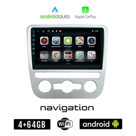 Booma Car Audio System for Volkswagen Eos 2008 2014 (Bluetooth/USB/WiFi/GPS/Apple-Carplay/Android-Auto) with Touch Screen 9"