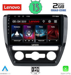 Lenovo Ηχοσύστημα Αυτοκινήτου για Volkswagen Jetta 2010-2016 με Clima (Bluetooth/USB/WiFi/GPS/Apple-Carplay/Android-Auto) με Οθόνη Αφής 10"