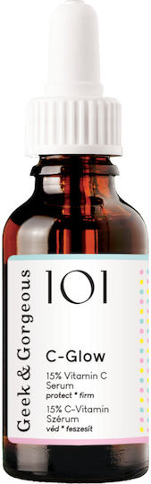 Geek & Gorgeous C-Glow Αντιγηραντικό Serum Προσώπου με Βιταμίνη C 30ml