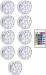 Unterwasserlichter RGB Fernbedienung IP68 Wasserdicht 1 Controller 9 Lampen