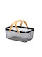 Tpster Fruit Bowl Metallic Black 32x24.5x11cm