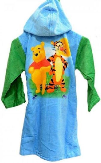 Limneos Kids Hooded Bathrobe Light Blue