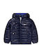 Kids' Sports Jacket with Hood Navy Blue