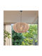Adjustable Pendant Light Beige with Socket E27