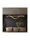 Home Lighting Ondas Hängelampe Gold 100x20x100cm.