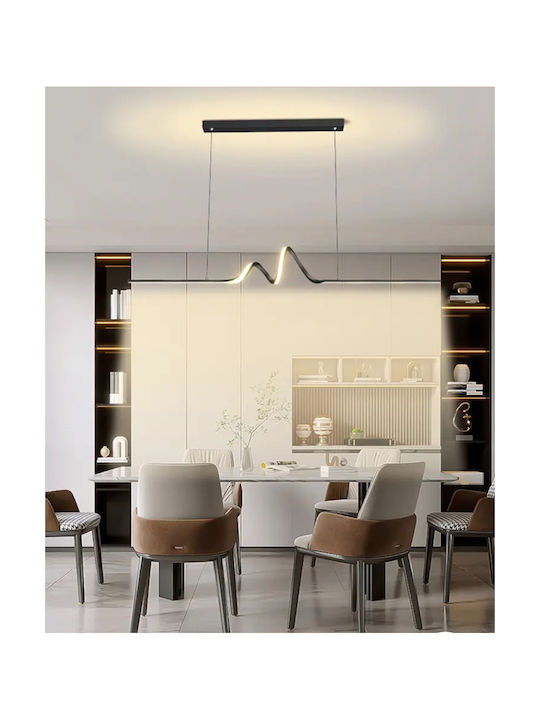 Home Lighting Palms Pendant Light Black 20x77cm