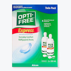 Alcon Opti-Free Express 2 τμχ με Θήκες Φακών Επ...