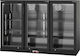 Lappas Kühlschrank Rückwandbar 330Es mit drei Türen H83.5xB133.5xT50.5cm