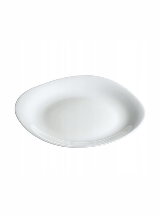 Kadax Teller Untiefe Platz Weiß 28x28cm