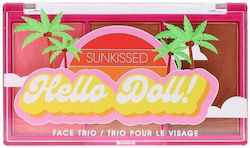 Sunkissed Палитра с Руж Hello Doll Face Trio Blusher