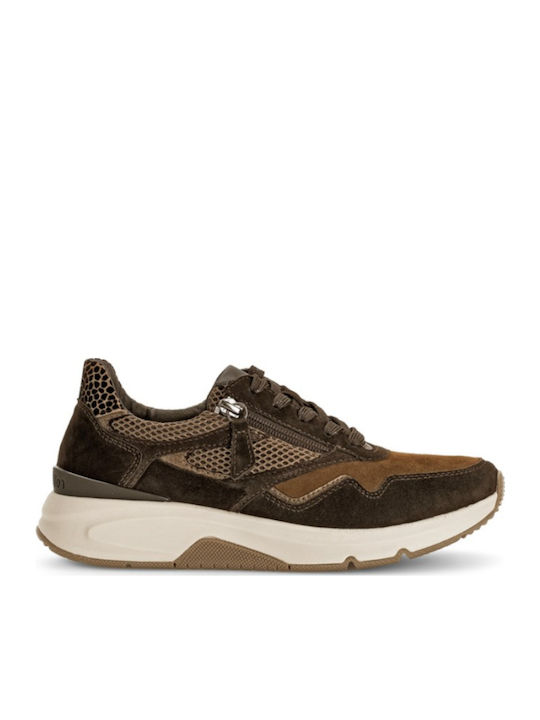 Gabor Γυναικεία Ανατομικά Sneakers Καφέ