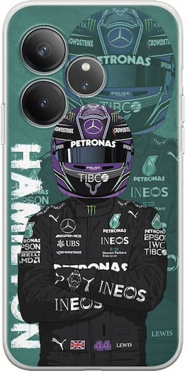 Formula 1 Lewis Hamilton Realme GT 6T 5G Flexibles TPU Transparentes Silikon
