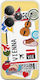 Ticket To Vienna Realme GT 6T 5G Flexibles TPU Transparentes Silikon