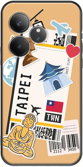 Ticket To Taipei Realme GT 6T 5G Negru TPU Silicon Negru