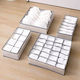Smart Travel Storage Case for Underwear / Socks in White Color 32x32x9.5cm 1pcs