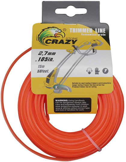 Uncle George Star Brush Cutter Trimmer Line 2.7mm 15m 02.01.02-0008-2.7mm