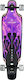 Globe Outlier Longboard Purple Flames 36&quot