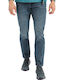 Ανδρικό Παντελόνι Τζιν με Slim Tapered Εφαρμογή Whale Dark Blue