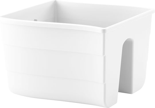 Wave 30cm Balcony Railing Pot Box