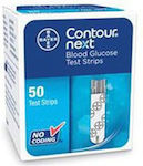 Bayer Contour Next Blood Glucose Test Strips 50pcs