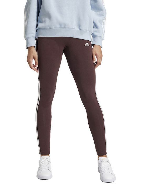 Adidas Essentials 3 Stripes Women's Training Legging Brown