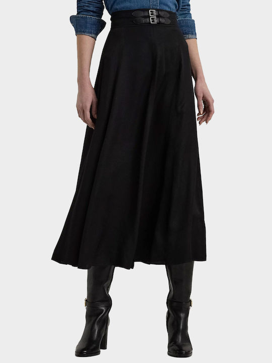 Ralph Lauren Midi Skirt Black