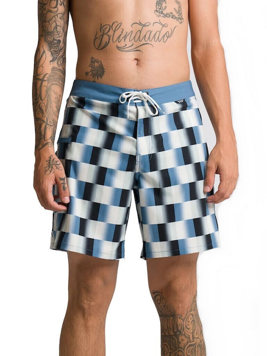 Daily Check Boardshort Ανδρικό Μαγιό Σορτς Blue