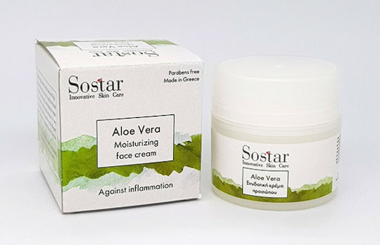 Sostar Focus Aloe Vera Хидратиращ Дневен Крем За Лице С Алое Вера 50ml