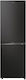 Candy Combină frigorifică 355lt NoFrost Î185xL59.5xA66.7cm. Negru CNCQ4T618EB