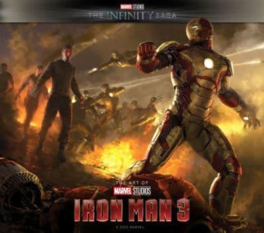 Marvel Studios' Безкрайната сага Железният човек 3 Арт филм Titan Books Ltd Твърда корица