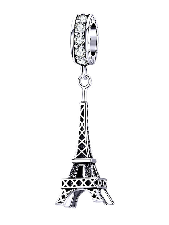 Silver me Eiffel Paris Charm από Ασήμι