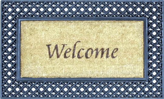 Import Hellas Entrance Mat made of Coir Welcome