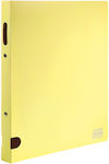 Typotrust Clipboard with 2 Rings for Paper A4 Yellow 1pcs