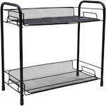 Metal Desk Organizer in Black Color 17x33x36cm.