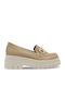 Women's Loafers in Beige Color