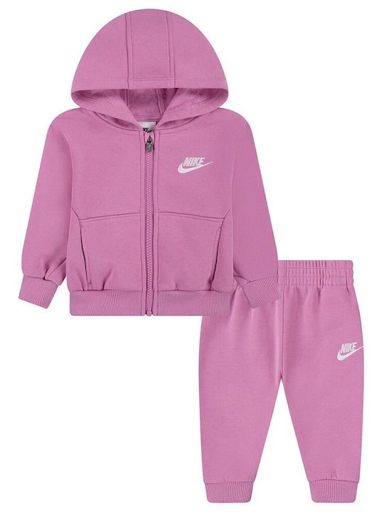 Nike Copilăresc Set de pantaloni de trening Roz