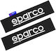 Sparco Μαξιλαράκια Ζώνης Αυτοκινήτου Μαύρα 2τμχ