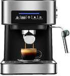 Mașină Espresso Automată 800W Presiune 20bar Argint