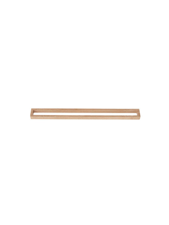 Andersen Single Wall-Mounted Bathroom Rail Silver