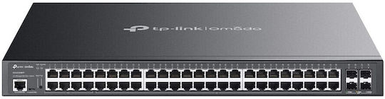 TP-LINK TL-SG3452XMPP v1 Managed L2 PoE++ Switch με 48 Θύρες Gigabit (1Gbps) Ethernet και 4 SFP Θύρες