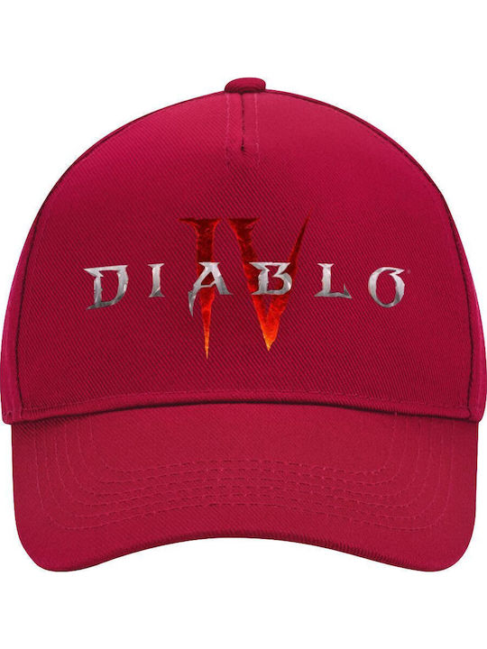 Șapcă Diablo IV Adulți Ultimate Roșu 100% Bumba...