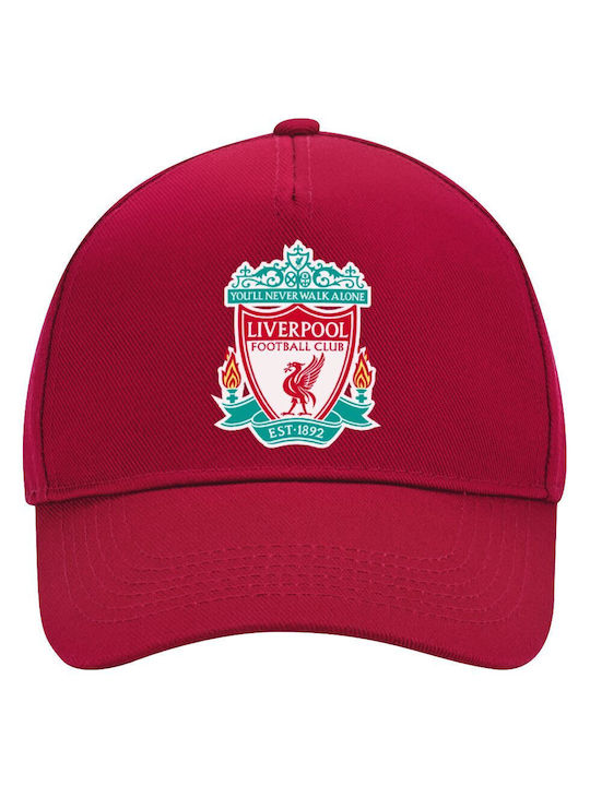 Liverpool Erwachsene Hut Ultimate Rot 100% Baumwolle Drill Erwachsene Unisex Einheitsgröße