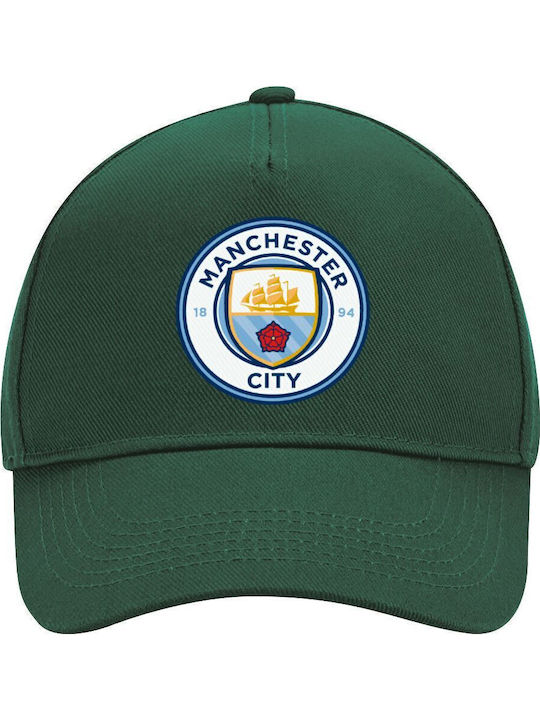 Manchester City FC Erwachsene Ultimative Grüne 100% Baumwolle Drill Kappe Unisex Einheitsgröße