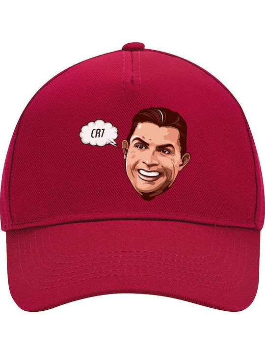 Cristiano Ronaldo Adult Cap Ultimate Red 100% C...