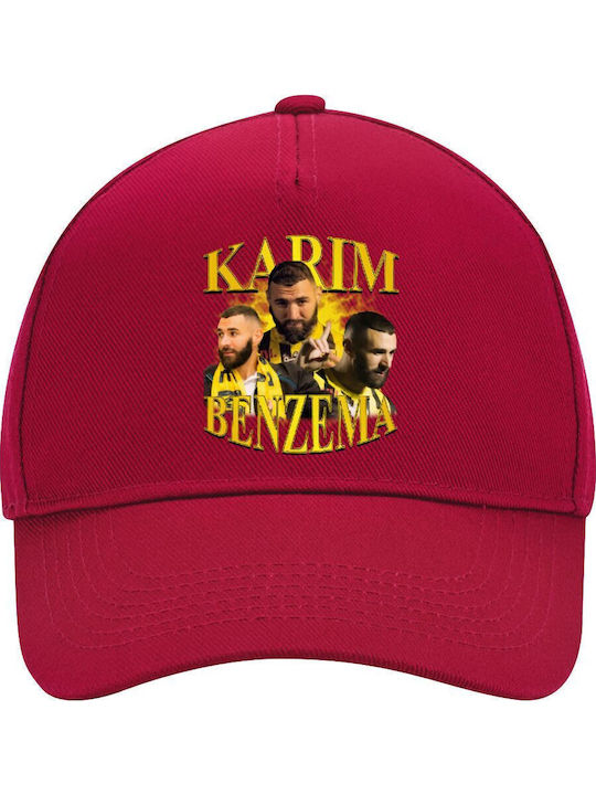 Karim Benzema Καπέλο Ενηλίκων Ultimate Κοκκινο ...