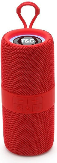 T&G Ηχείο Bluetooth 10W με Ραδιόφωνο και Διάρκεια Μπαταρίας έως 2 ώρες Κόκκινο TG-671